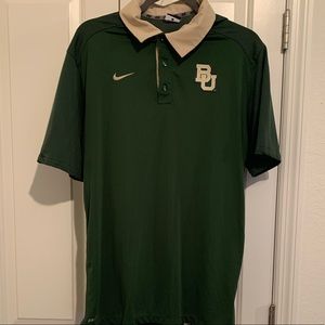 Baylor University Nike Dri Fit Polo Size Large